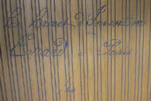 Erard 16234 sb inscription closeup upt
